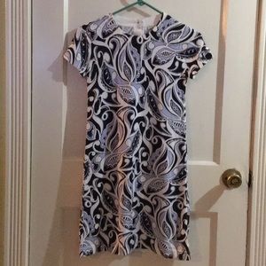 Snug-fit Paisley Banana Republic Dress